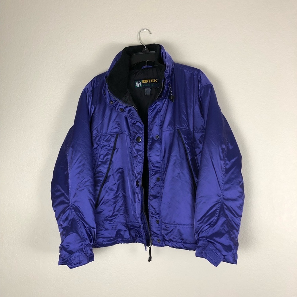 Eddie Bauer Ebtek Satin Style Womens Large Jacket